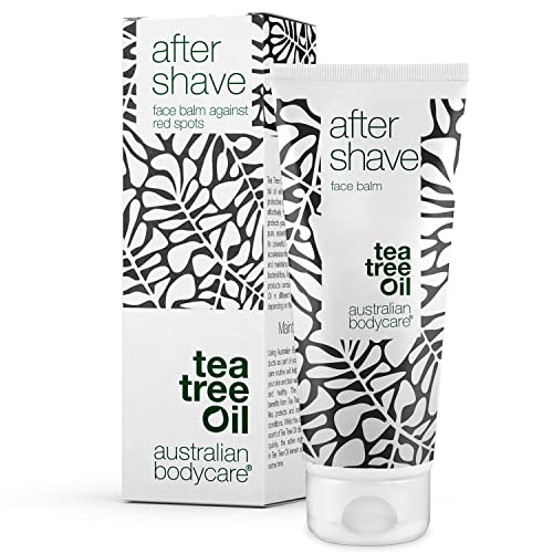 After Shave Balm de Australian Bodycare para hombres, con aceite de árbol del té, 100 ml | Alivio inmediato para después del afeitado | Hiratante que calma la irritación y rozaduras