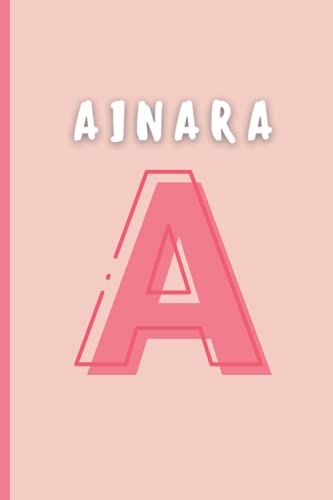 Ainara: Cuaderno personalizado con nombre| Tamaño A5 | Punteado (patrón de puntos) | 120 páginas (60 hojas)