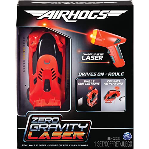 Air Hogs Zero Gravity Coche de carreras de escalada guiado por láser, Rojo (6054126 )