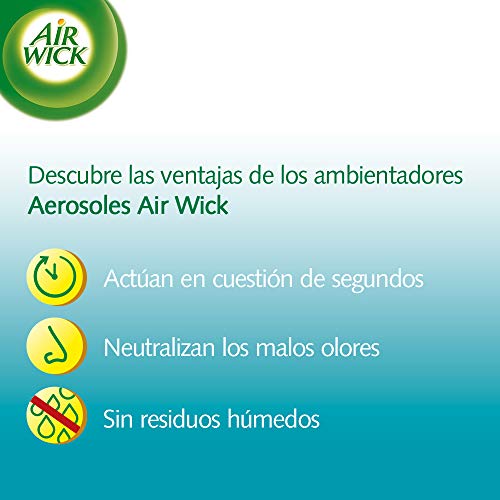 Air Wick Ambientador Aerosol, Flor, 250ml