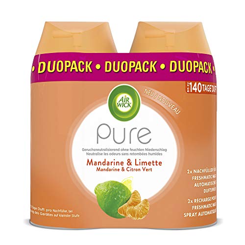 Airwick Freshmatic Max - Recambios Duo Pure Mandarine y Lima (320 g)