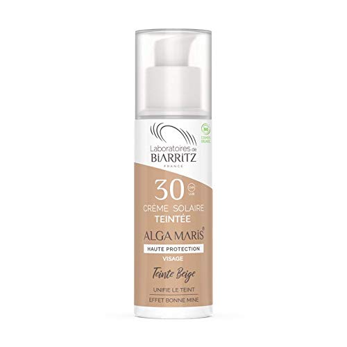 Alga Maris - Lab. Biarritz Crema Facial Color Beige Spf30 50Ml. 50 ml