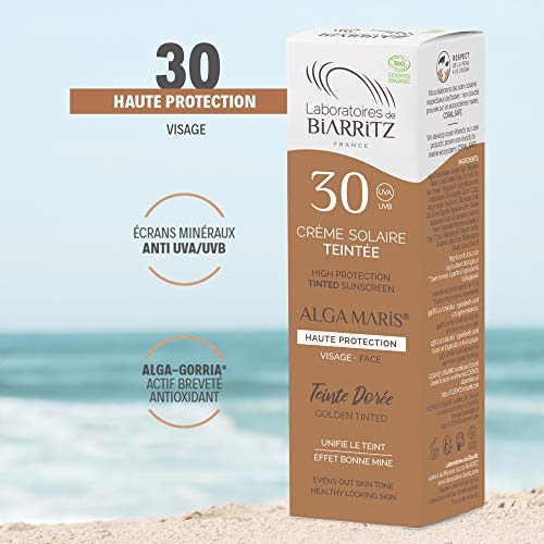 Alga Maris - Lab. Biarritz Crema Facial Solar Color Golden Spf30 50Ml. 50 ml