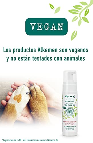 alkmene gel limpiador facial - espuma limpiadora para cara y cuerpo - Vegana, sin siliconas ni parabenos - cuidado de la piel para mujeres y hombres 6x 200 ml