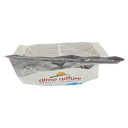 Almo Nature Pienso para Gatos Adultos Sterilized Beef Adult Cat (2 kg). Comida para Gatos Grandes Natural. Alimento Balanceado Seco, Alto en Proteínas