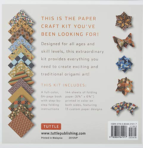 Amazing Origami Kit Traditional Japanese Foldings Papers and Projects /anglais: Traditional Japanese Folding Papers and Projects [144 Origami Papers with Book, 17 Projects]