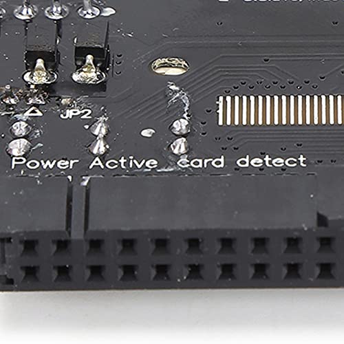 AMONIDA Lector de Tarjetas IDE, Tarjeta Adaptadora CF a IDE Interfaz IDE Hembra 5V bajo Consumo de Energía Lectura Rápida Adaptador CF a IDE con Conector IDE para Tarjeta de Memoria Flash