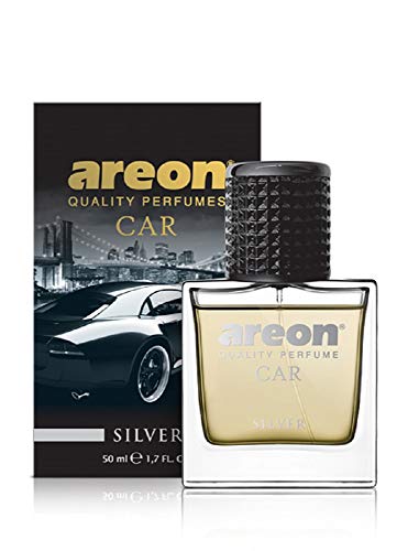 Areon Lujoso ambientador para coche (50 ml), color plateado