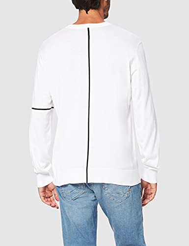 Armani Exchange Pullover Sweater, White, S