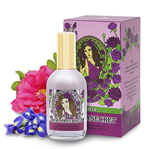 AROMASECRET ● Agua de tocador/Eau de toilette para Mujeres, frasco de 100 ML (3.4 Fl.oz.) ● Una Concepción de Perfume NUEVA (ROSE)