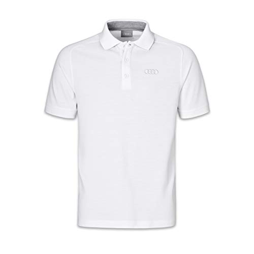 Audi collection 313170092 - Polo para Hombre, Color Blanco, Talla L