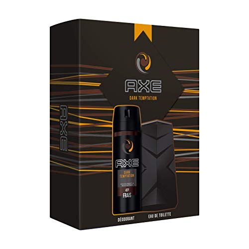 Axe Dark Temptation, Caja de regalo Hombre con desodorante Man 150ml y Eau de Toilette Man 100ml