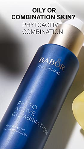 BABOR CLEANSING Phytoactive Combination para pieles mixtas y grasas, Limpiador facial para usar con Hy-Öl, Con salvia, Fórmula vegana, 1 x 100 ml