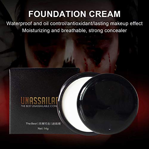 Base de maquillaje en crema, corrector de larga duración, control de aceite natural, base de maquillaje para filmación de películas, televisión de películas, maquillaje blanco para la vejez, maquillaj