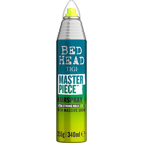 BED HEAD by TIGI - Masterpiece Laca de pelo brillante, agarre fuerte y brillo, 340 ml