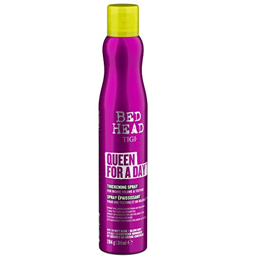 BED HEAD by TIGI - Queen For A Day, Espray voluminizador para pelo fino, 311 ml