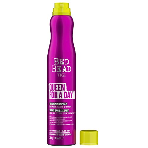 BED HEAD by TIGI - Queen For A Day, Espray voluminizador para pelo fino, 311 ml