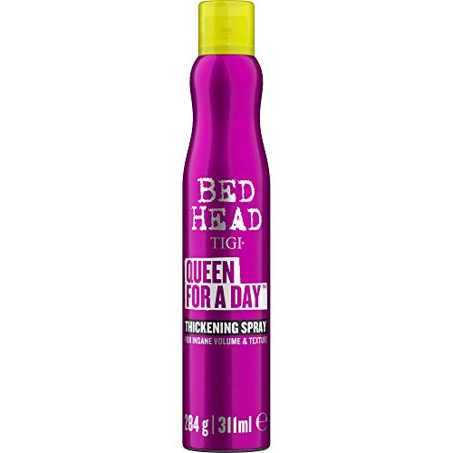 BED HEAD by TIGI - Queen For A Day, Espray voluminizador para pelo fino, 311 ml