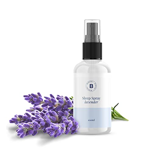 Bedtime Espray para almohada – Lavanda | Spray de lavanda para almohada para dormir | Spray aromático de lavanda para un mejor sueño