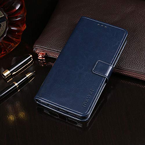 BELLA BEAR Funda para Cubot Note 7 Flip Case [Portatarjetas] [Pata de Cabra] Carcasa Móviles Caso para Cubot Note 7(Azul Oscuro)