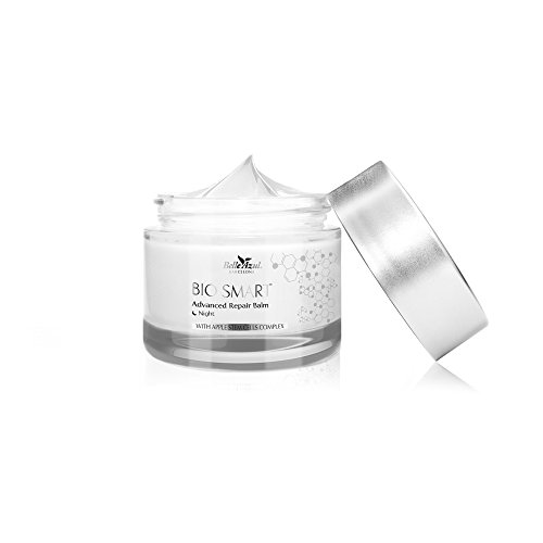 Belle Azul Crema de noche regeneradora Bio Smart - Cuidado Antiarrugas y Antiedad - Hidratante y reparadora - Celulas Madre de Manzana - Libre de Parabenos y Ftalatos - Hecho en España / 50 ml