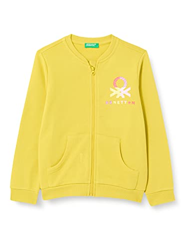 Benetton Giacca M/L 3J70C5978 Suéter cárdigan, Verde 159, 9 años para Niñas