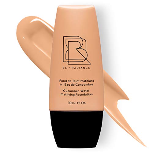 BE+RADIANCE 26⎮Base líquida matizada con agua de pepino⎮ Cobertura de ligera hasta media, natural⎮ Todo tipo de piel⎮No comedogénico, Inalterable, Vegano, Libre de crueldad animal⎮Hecho en Francia