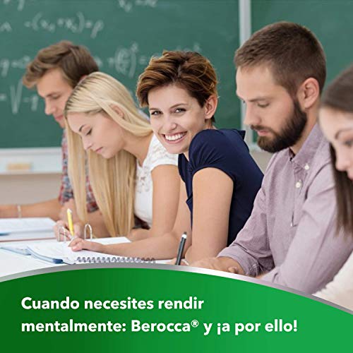 Berocca Performance Complejo de Vitaminas y Minerales Sin Cafeína, Contribuye al Rendimiento Mental y Físico, 60 Comprimidos