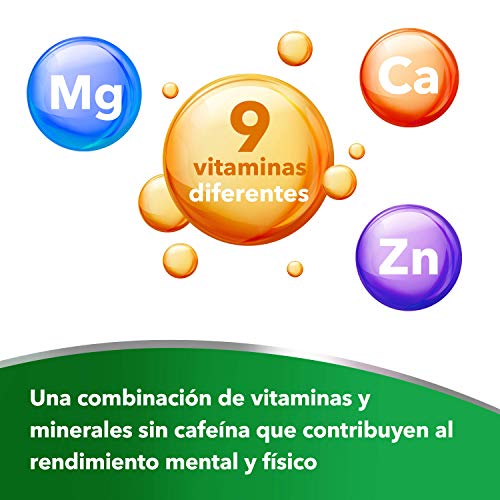 Berocca Performance Complejo de Vitaminas y Minerales Sin Cafeína, Contribuye al Rendimiento Mental y Físico, 60 Comprimidos