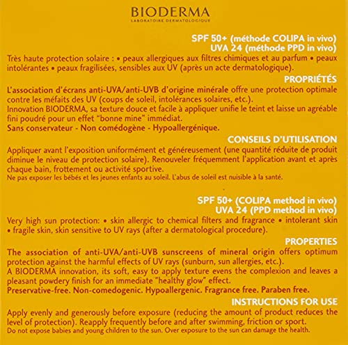 Bioderma - Estuche de regalo photoderm compact dorado spf50+ uva24, Normal