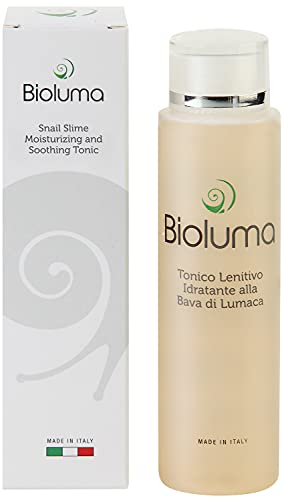 Bioluma Baba de Caracol Tónico Facial Hidratante Calmante Sin Alcohol Piel Grasa Mixta Seca Sensible con ácido Hialurónico Caléndula Tonificante Sin Aclarar los Poros Hombre Mujer 150ml