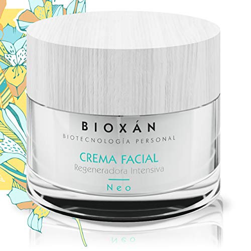 BIOXAN | Crema Facial Regeneradora Intensiva 50 ml | Crema para Cara Mujer y Hombre Hidratante y Reparadora | Ingredientes de Origen Natural | Cosmética Natural recomendada por dermatólogos