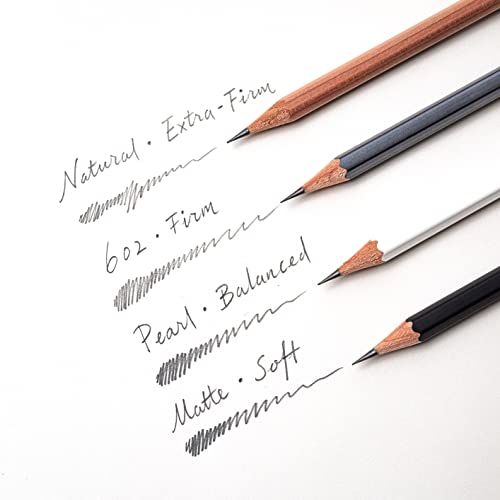 Bleistift Blackwing Naturals | Set mit 12 Bleistiften in schöner Box extra harte Mine