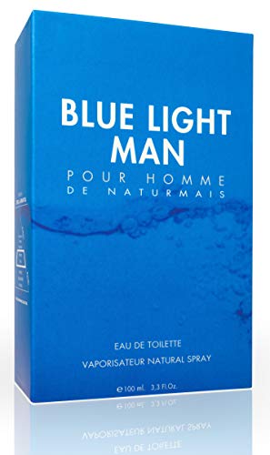 Blue Light Hombre Eau De Toilette Intense 100 ml. Compatible con Eau De Parfum Light Blue Hombre, Perfumes Imitaciones de Hombre