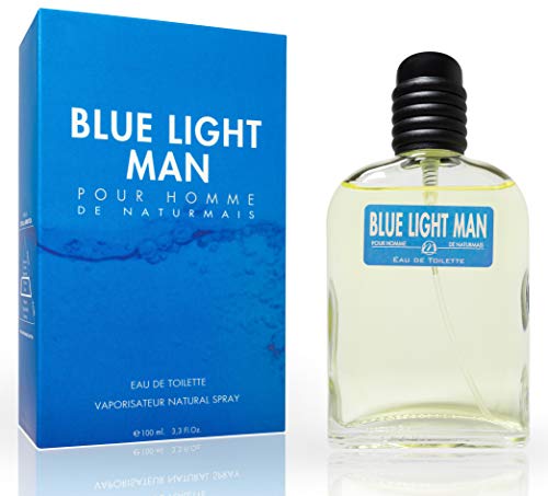 Blue Light Hombre Eau De Toilette Intense 100 ml. Compatible con Eau De Parfum Light Blue Hombre, Perfumes Imitaciones de Hombre