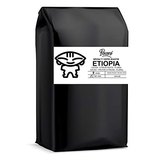 Boconó Specialty Coffee Etiopia Café De Especialidad En Grano 1 Kilo Arábica Tueste Natural Espresso V60 Chemex Aeropress Kalita Tostado Reciente Trazabilidad Completa Cafe En Grano Moka Italiana