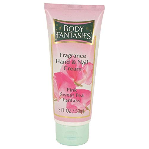 Body Fantasies Signature Pink Sweet Pea Fantasy by Parfums De Coeur Hand & Nail Cream 2 oz / 60 ml (Women)