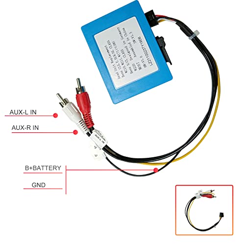 BOOYES Decodificador de fibra óptica de la mayoría de cajas para radio estéreo de coche Mercedes Benz E CLS SLK SL S CL Series (W219 W211 W171) (<2008)