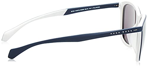 BOSS Hugo 1140/F/S Gafas de Sol, Matte Blue Grey, 56 para Hombre