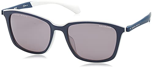 BOSS Hugo 1140/F/S Gafas de Sol, Matte Blue Grey, 56 para Hombre