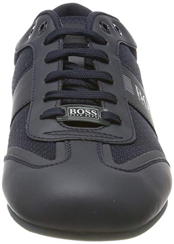 BOSS Lighter_lowp_mxme, Zapatillas Hombre, Azul (Dark Blue 401), 45 EU