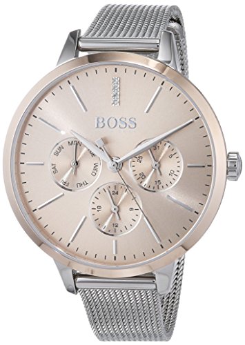 BOSS Reloj Multiesfera para Mujer de Cuarzo con Correa en Acero Inoxidable 1502423