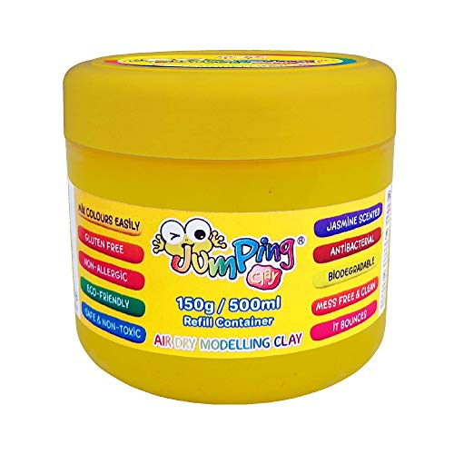 BOTES DE 500ml / 150g - Amarillo - Arcilla JumpingClay