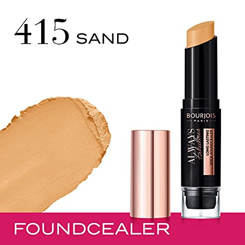 Bourjois, Maquillaje corrector (Tono: 415 Sand, Pieles Oscuras) - 32 gr.