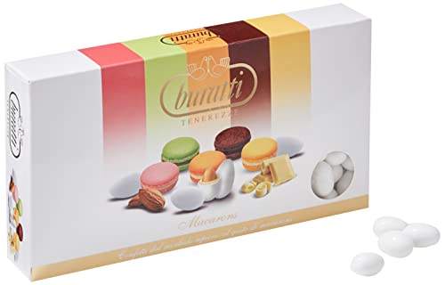 Buratti Confetti Tenerezze Macarons Sabores Almendras Recubiertas de Chocolate 1000 g (TEMR100)