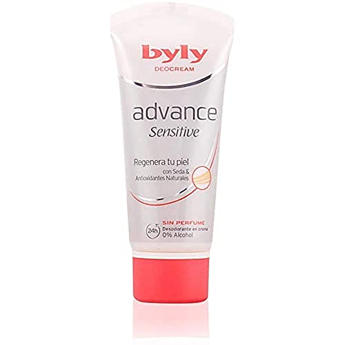 Byly Advance Sensitive Desodorante Crema - 3 Recipientes de 50 ml - Total: 150 ml