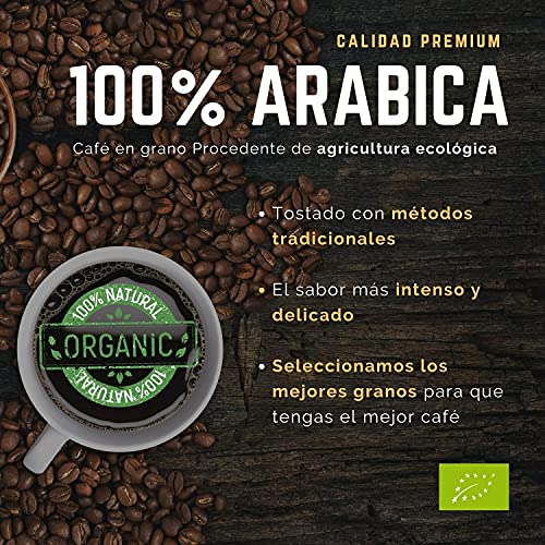 café molido ,100% arábico ECOLOGICO ,MADE IN SPAIN ,cafe 100% árabico, cafe ecologico