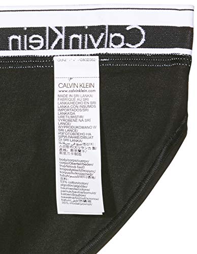 Calvin Klein Bikini Brief-Modern Cotton, Black 001, M para Mujer