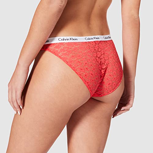 Calvin Klein Bikini Estilo Ropa Interior, Strawberry Shake, L para Mujer