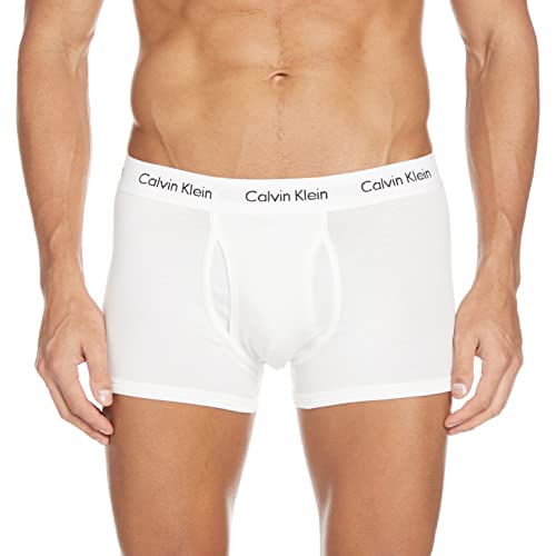 Calvin Klein Boxershorts-Modern Essentials Bóxer, Blanco (White 100), L para Hombre